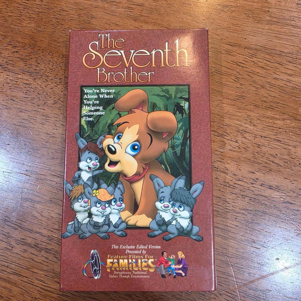 Feature Films For Families The Seventh Brother VHS Kids N/A Brown Excellent 1994